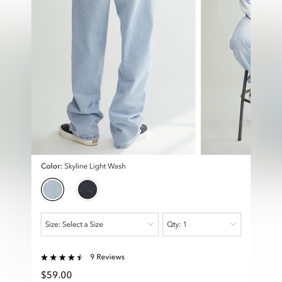 NWOT BDG Skate Fit Jeans in perfect condition - Picture 8 of 8